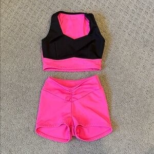 Kids Matching Set - Black and Pink 0211